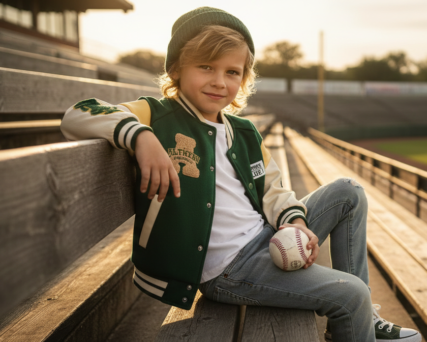 The MVP Patch Varsity Jacketw